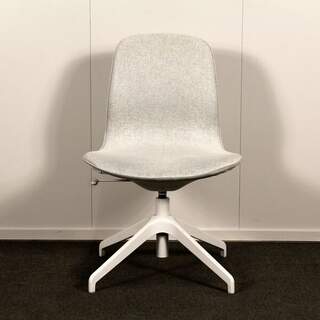Ikea Långfjäll neuvottelutuoli, Vaaleanharmaa / valkoinen