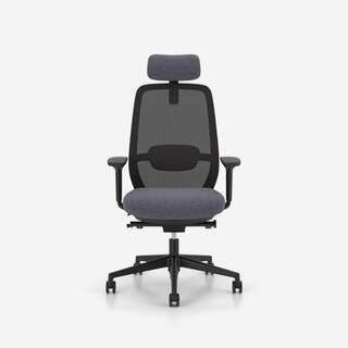 Nowy Styl Elovie työtuoli niskatuella, harmaa