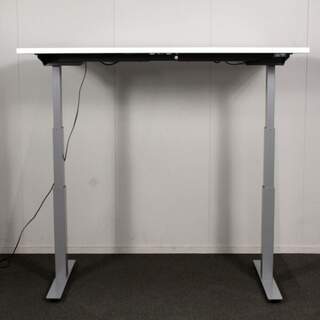 Martela Alku S&S Sähköpöytä 80 x 140cm, Valkoinen / harmaa