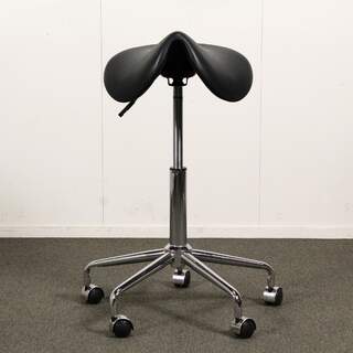 Satulatuoli, musta / kirkas