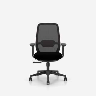 Nowy Styl Elovie työtuoli, musta, käsinojat