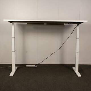 Sähköpöytä 80 x 180cm, valkoinen