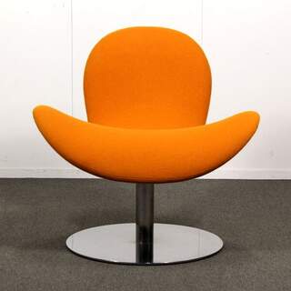 Martela Flyme nojatuoli, Oranssi / kromi