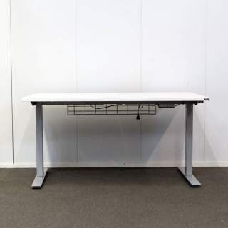 Isku Sähköpöytä 70 x 120cm, valkoinen / harmaa