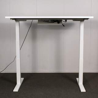 Modeo sähköpöytä 80 x 140 cm,  valkoinen / valkoinen