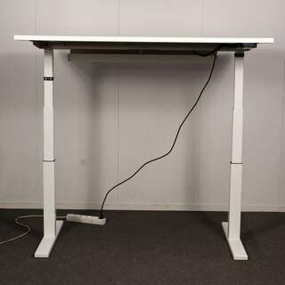 Logicdata sähköpöytä 80 x 140cm, valkoinen