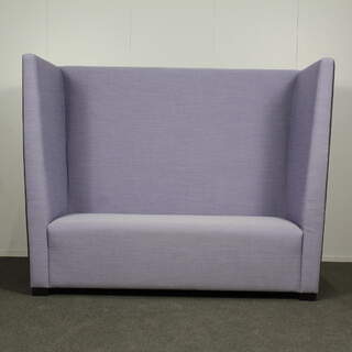 Denova sohva, korkea tausta, violetti / harmaa