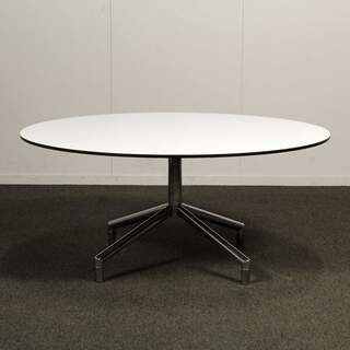 Sohvapöytä, Kromi / valkoinen, H90cm, K 45cm