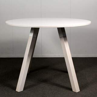 Martela Frankie pystypöytä, H 120 cm, vaalea puu