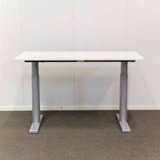 Duba työpöytä 60 x 120cm, valkoinen / harmaa