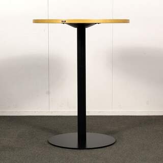 Isku pystypöytä, tammi / musta, halk. 70 cm, kork. 90 cm