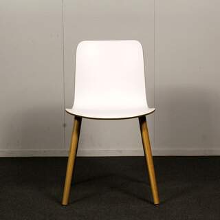 Martela Sola tuoli, Valkoinen / Tammi