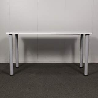 Yleispöytä 70 x 140cm, Valkoinen / harmaa