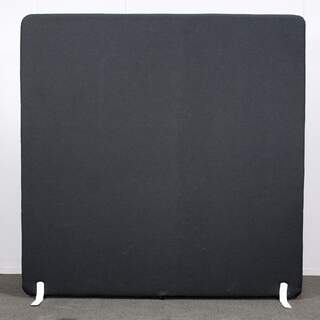 Lattiaseinäke 160x162 cm, tumman harmaa / valkoinen