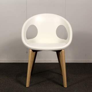 Scap design Drop tuoli, Valkoinen / pyökki