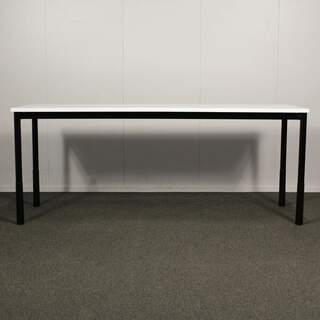 Martela Pinta 2 pöytä 60 x 180 cm, valkoinen / musta